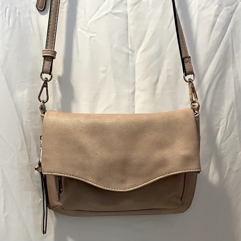 Moda Luxe Women’s “Ela” Foldover Crossbody Purse